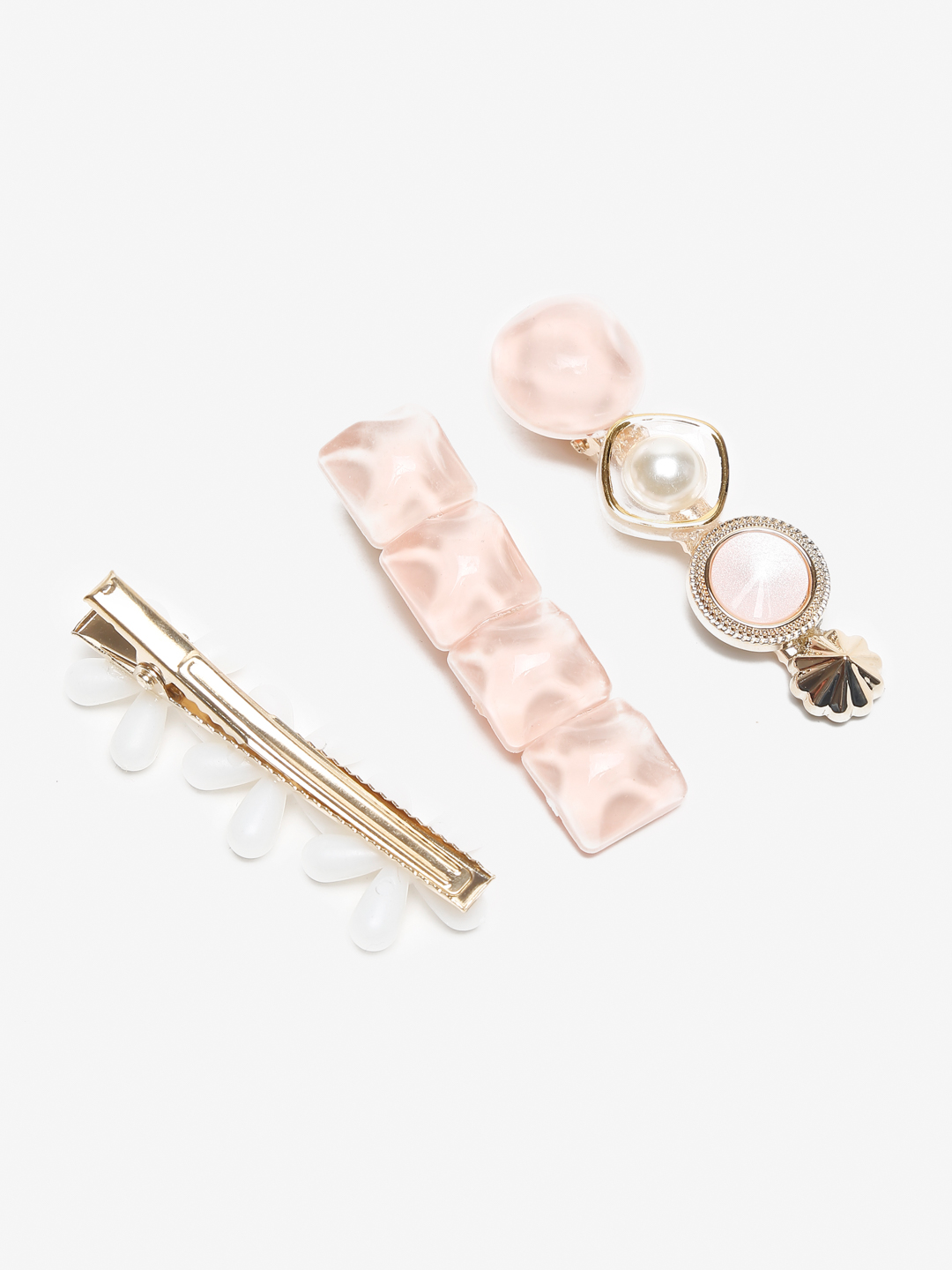 YouBellaWomen Set Of 7 Beaded Alligator Hair Clips